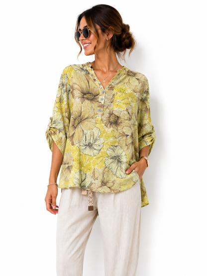 79563 ITALY PAMUK BLUZ SARI