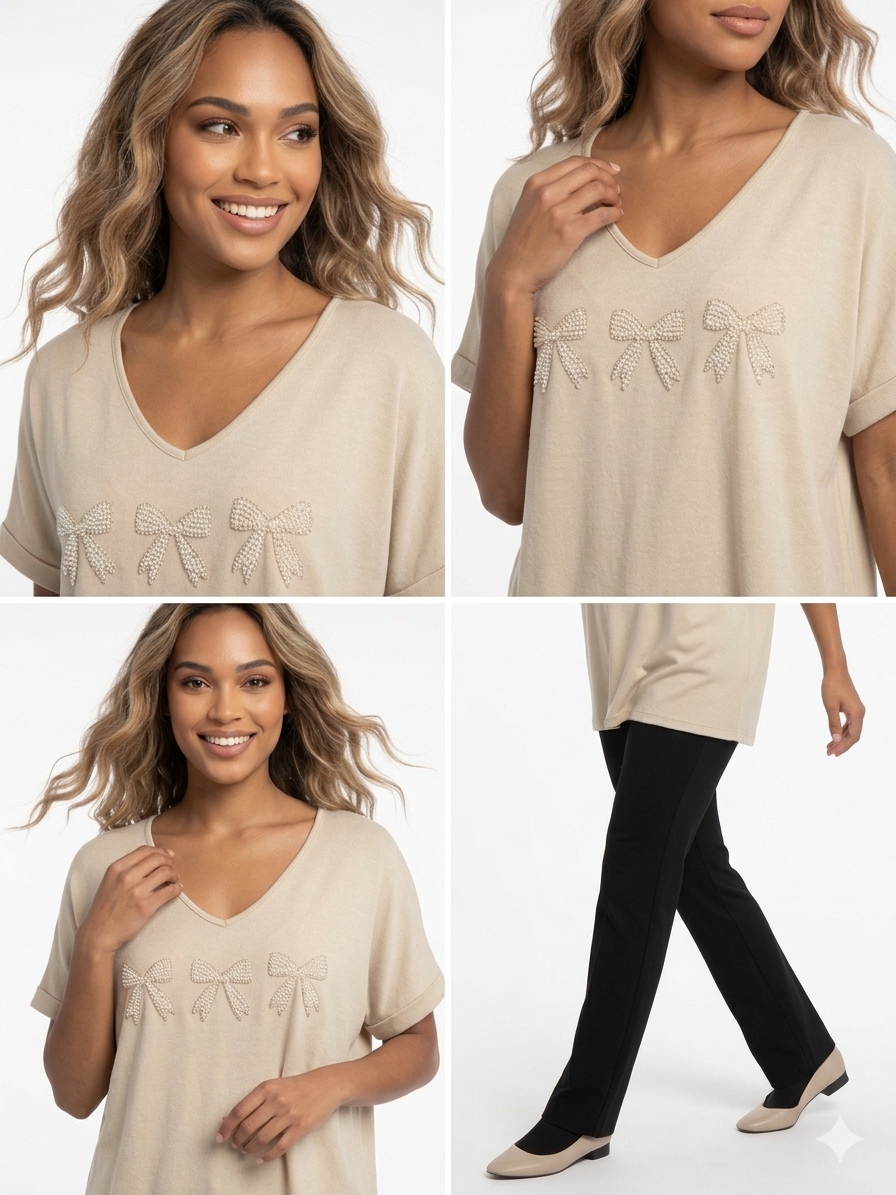 84956 ITALY FİYONKLU T-SHIRT