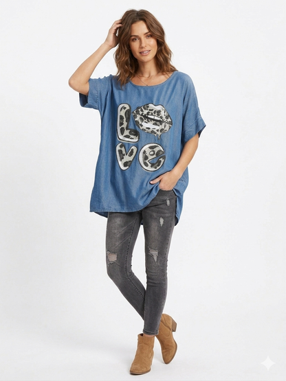 85526 ITALYTAŞLI T-SHIRT