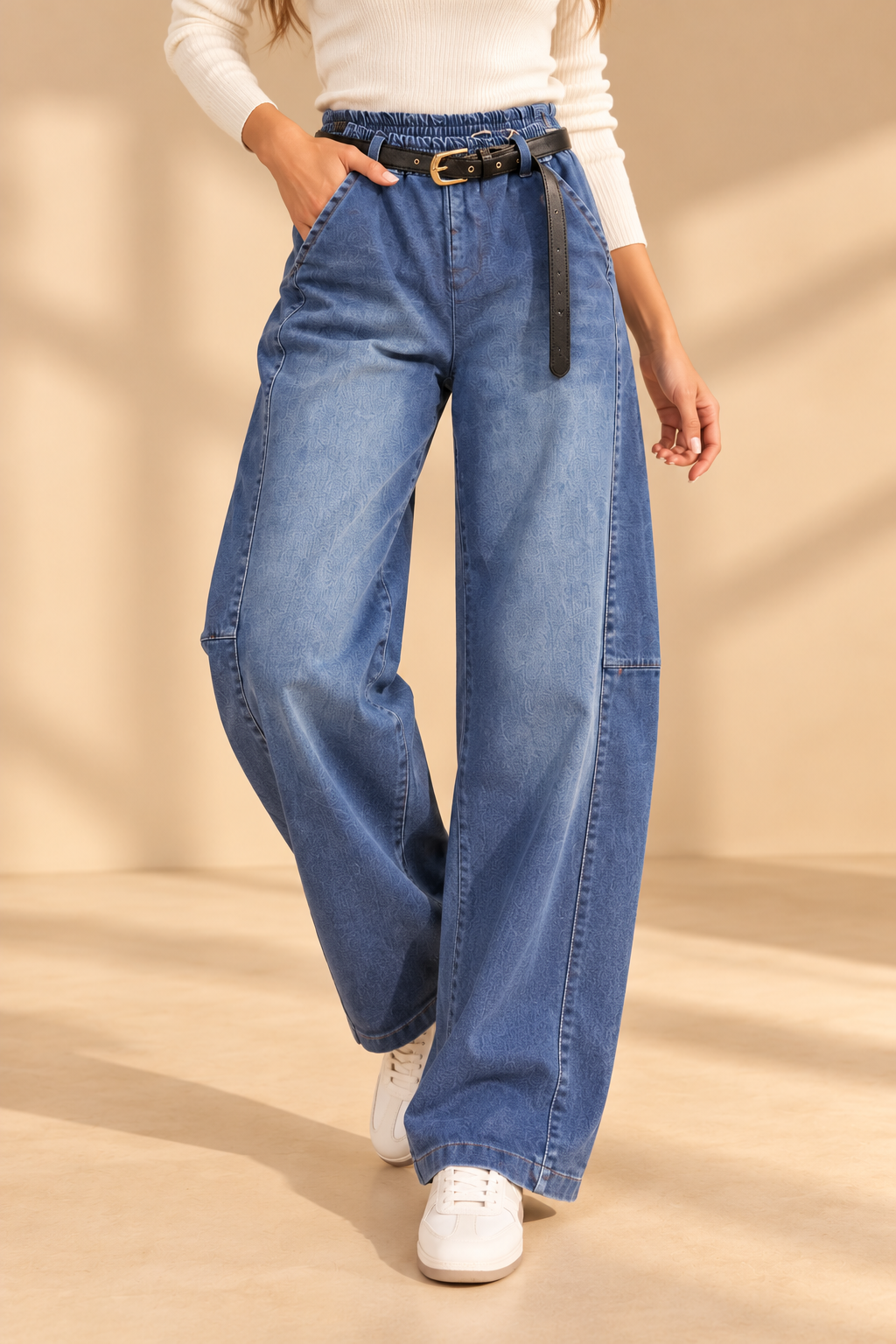 79960 ESKİTME DETAYLI KOT PANTOLON