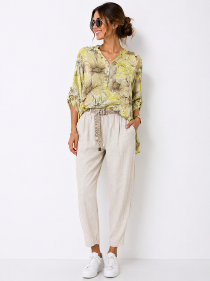 79563 ITALY PAMUK BLUZ SARI