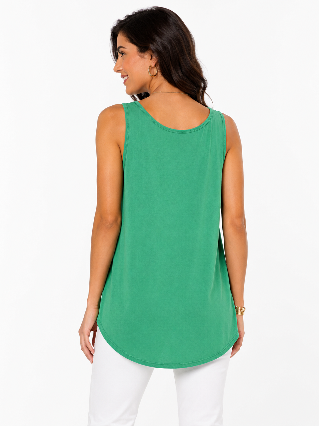 86134 ITALY SATEN BLUZ YEŞİL