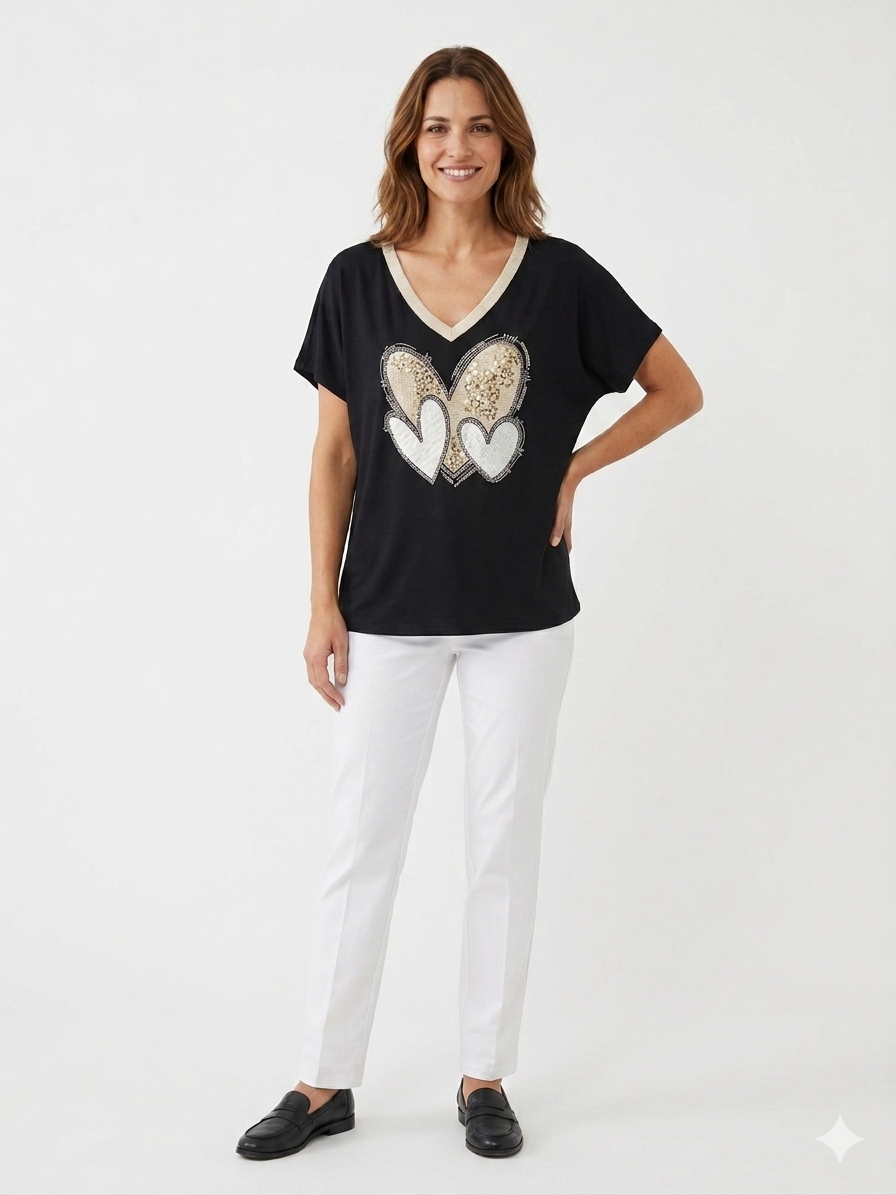 89821 ITALY KALPLİ T-SHIRT