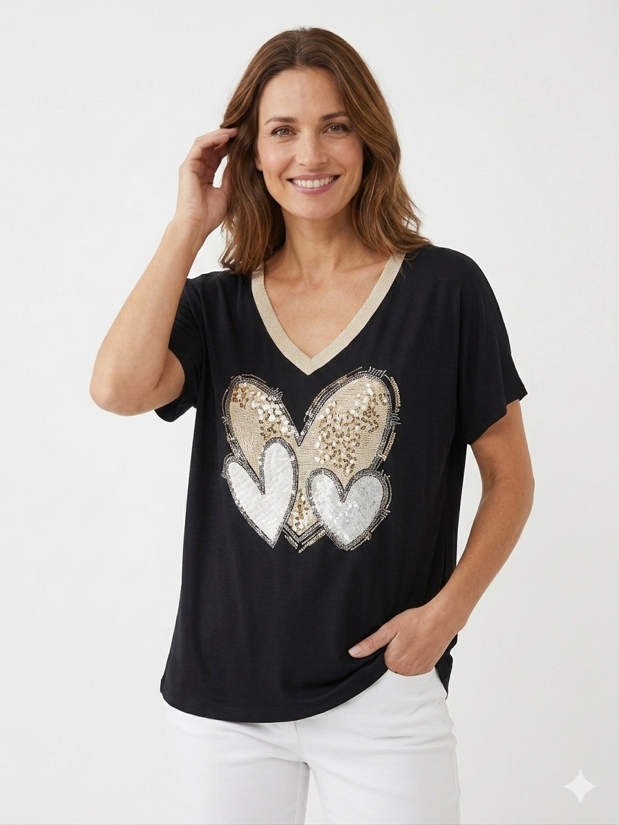89821 ITALY KALPLİ T-SHIRT