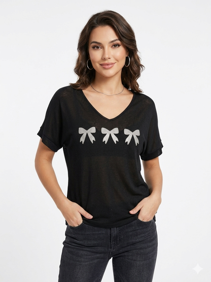 84956 ITALY FİYONKLU T-SHIRT