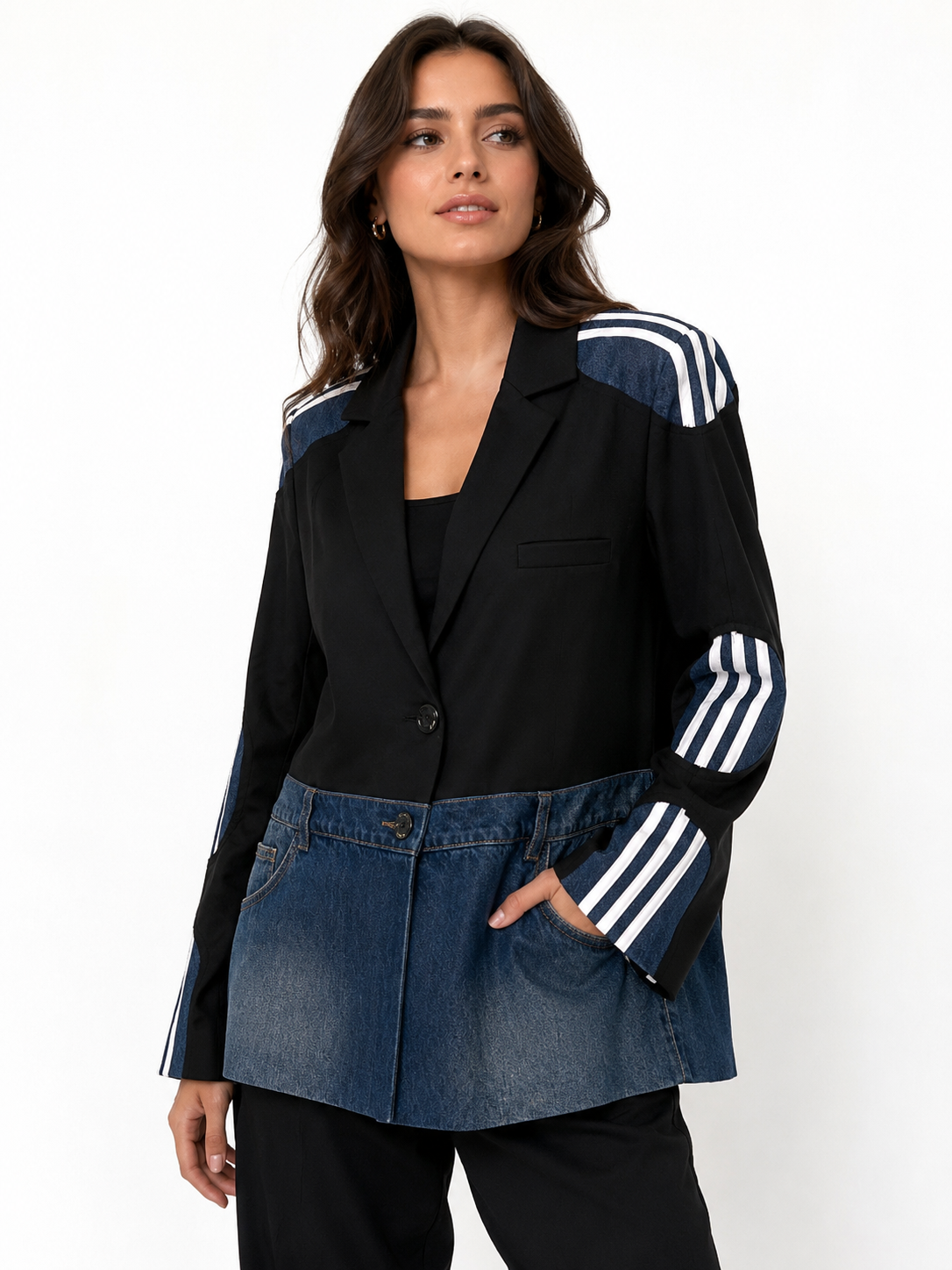 94474 SPOR TASARIM CEKET SİYAH