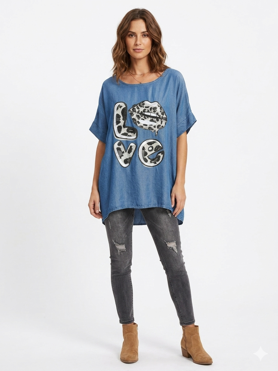 85526 ITALYTAŞLI T-SHIRT