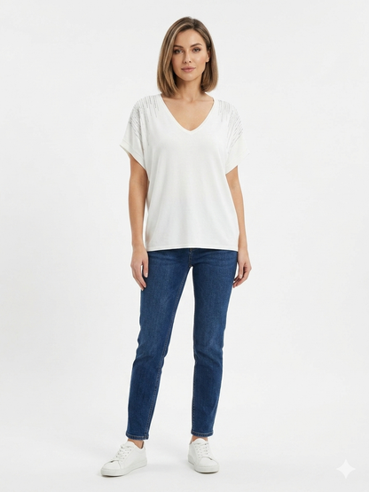 84956 ITALY TAŞLI T-SHIRT
