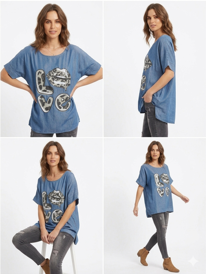 85526 ITALYTAŞLI T-SHIRT