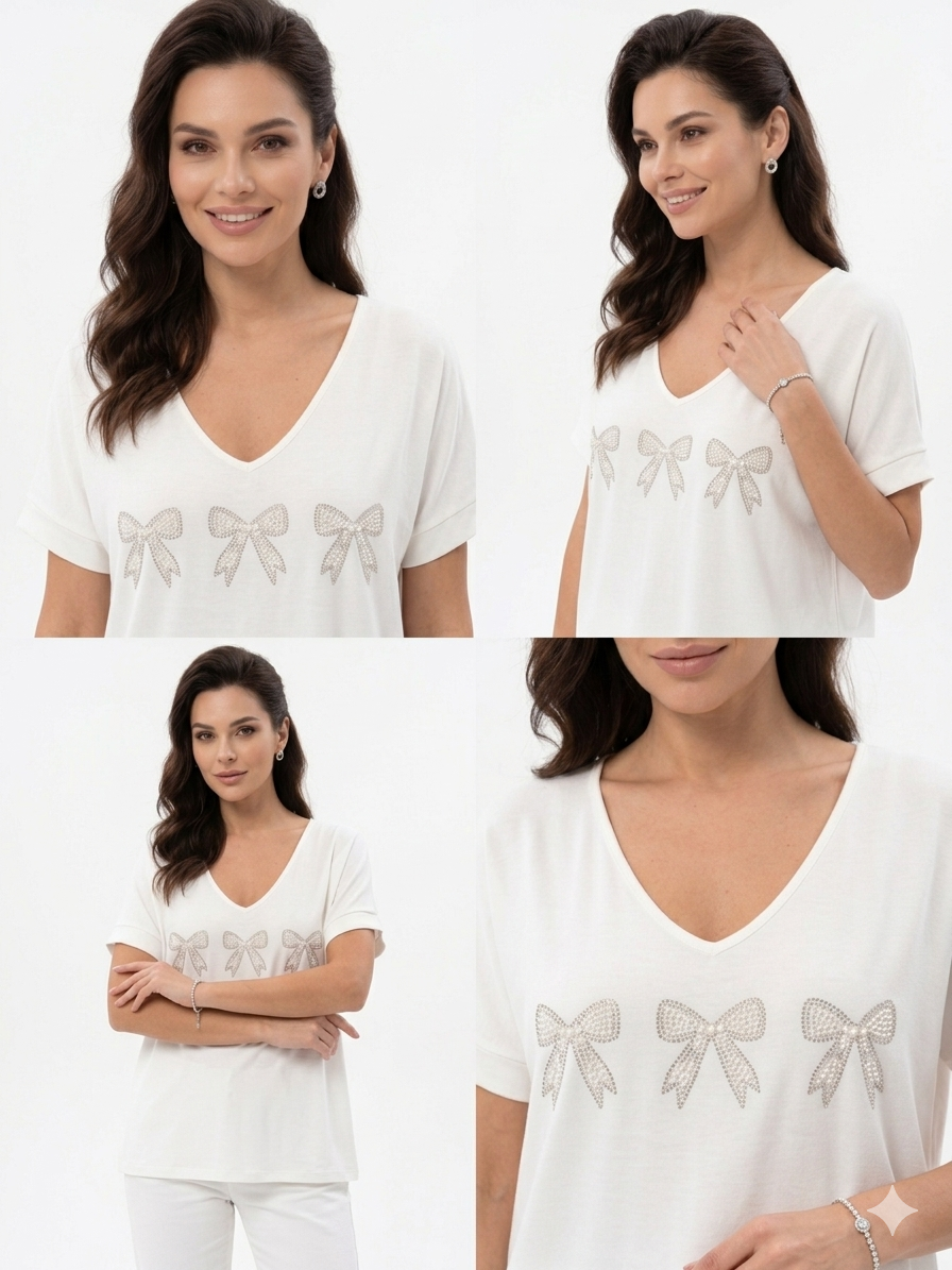 84956 ITALY FİYONKLU T-SHIRT